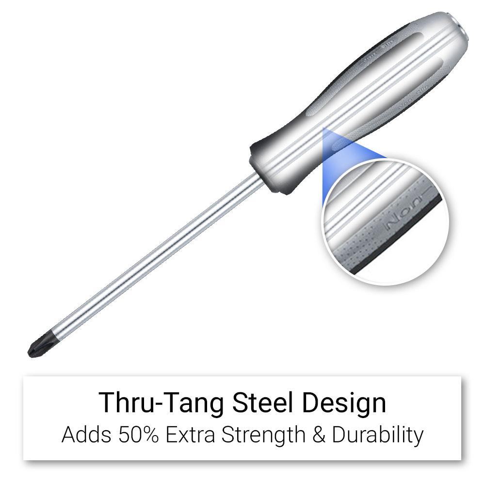 Vessel 9306HS 6pce Megadora Impacta Thru Tang Screwdriver Set – image 5