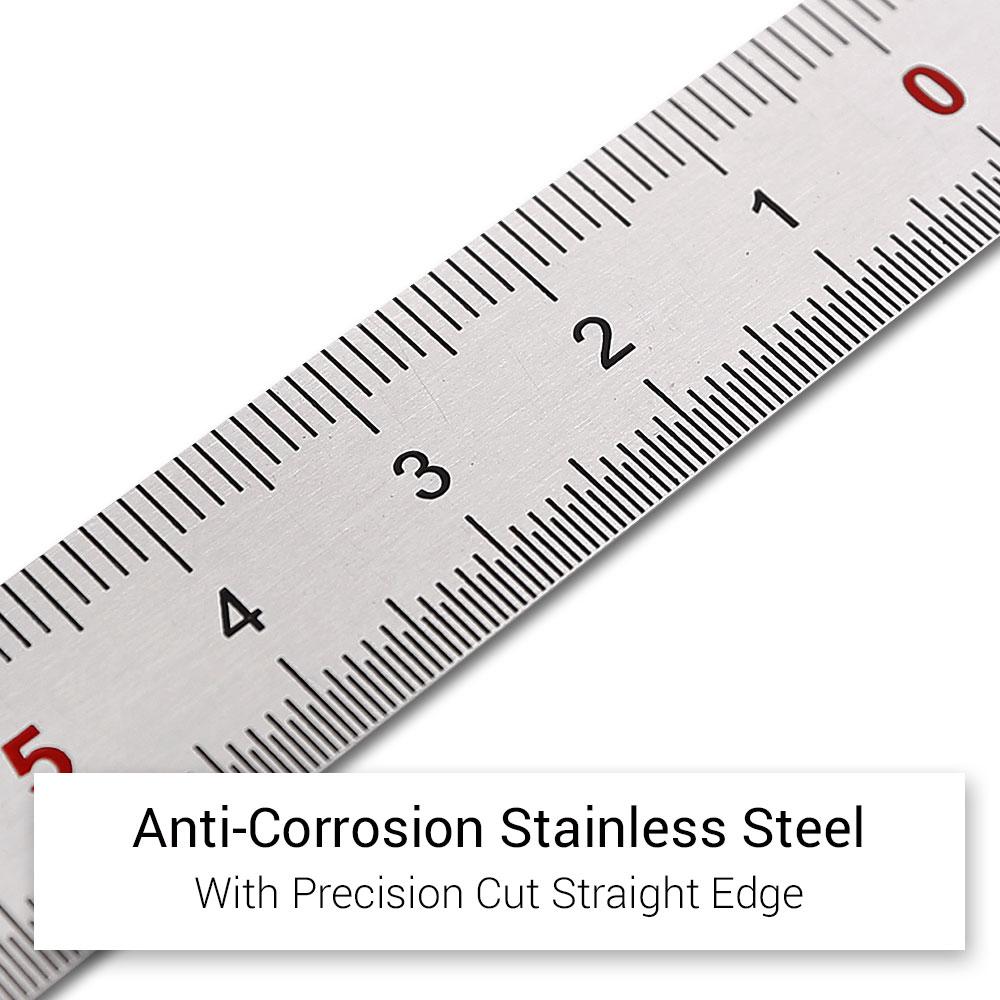 Daytona DRS150 150mm (6") Stainless Steel Double Sided Zero Center & Metric Ruler – image 5