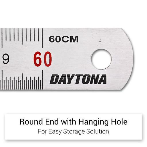 Daytona DMR600 600mm (24") Stainless Steel Double Sided Metric & Imperial Ruler – image 6