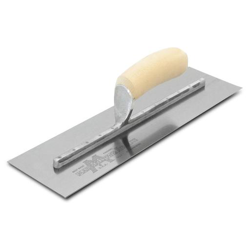 Marshalltown MXS73H 356mm x 121mm Finishing Trowel with Wooden Handle