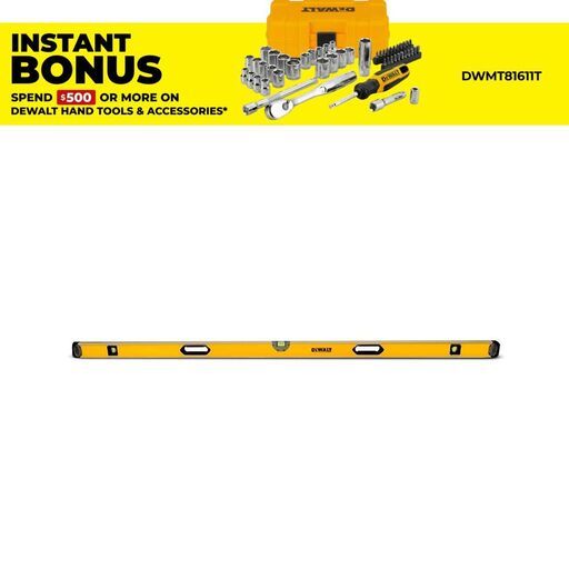 DeWalt DWHT43079 2m Magnetic Box Beam Level