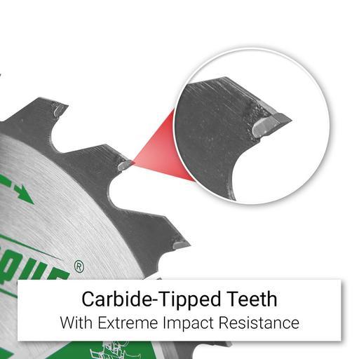 Xtorque WB1852420-10 10-Pack 185mm (7-1/4") 24-Tooth Wood Ripping Carbide Tipped Saw Blade – image 3