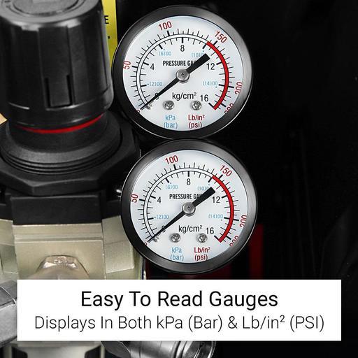 Fendi F3050L 3.0HP 50L Twin Piston Belt Driven Air Compressor – image 6