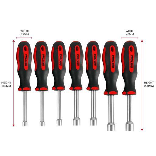 Daytona D7PNDS 7pce Hollow Shaft Nut Driver Set – image 3