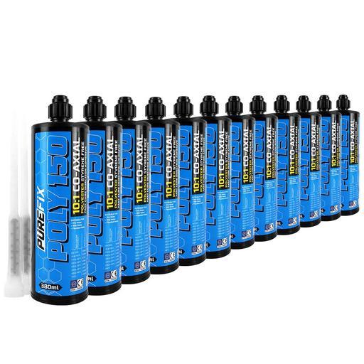 PureFix PFP150PK 12-Pack 380ml Polyester 150 Chemical Anchor Masonry Adhesive – image 1