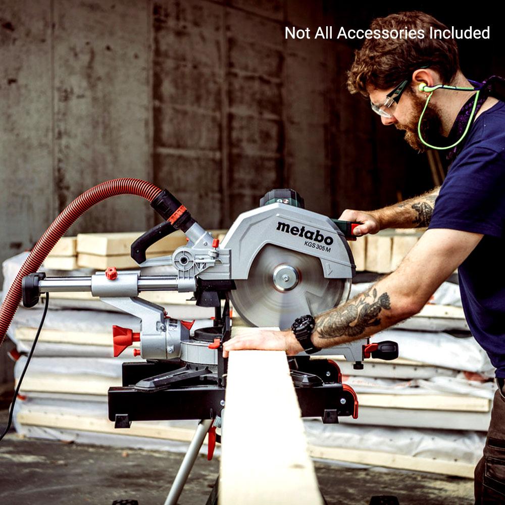 Scie à Onglet Coulissante Metabo KGS 305 M 12" 110V - Neuve