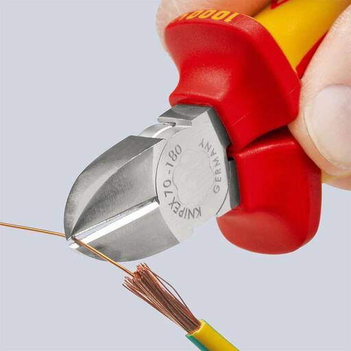 Knipex 7006180SB 180mm 1000V Diagonal Cutter – image 7