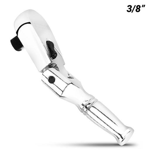 Daytona D38SFR 3/8" Drive 48T Stubby Flexible Head Reversible Ratchet 120mm Handle
