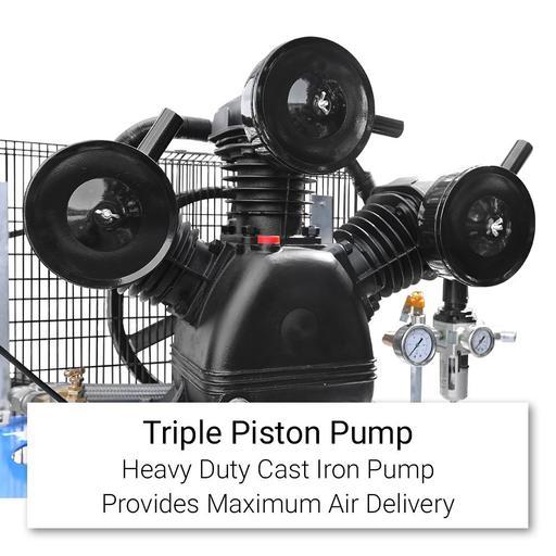 Lincoln L13150LP 13HP 150L Triple Piston Belt Driven Loncin Powered Air Compressor – image 14