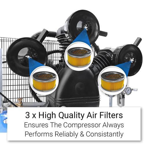Lincoln L13150LP 13HP 150L Triple Piston Belt Driven Loncin Powered Air Compressor – image 15