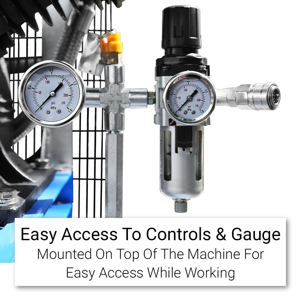 Lincoln L13150LP 13HP 150L Triple Piston Belt Driven Loncin Powered Air Compressor – image 12
