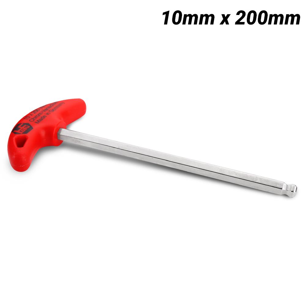 Hafu 420-102-02 10mm T-Handle Metric Ballpoint Hex Key Wrench - MADE IN GERMANY – image 1