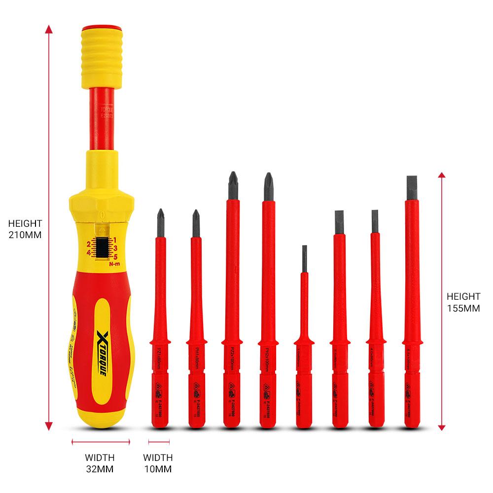 Insulated deals torque screwdriver