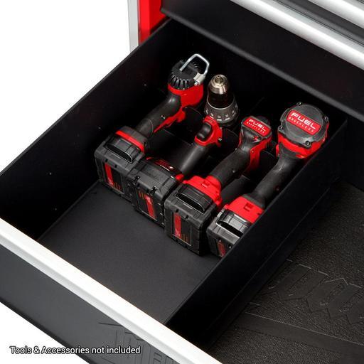 Milwaukee 48228537 1016mm (40") 6 Drawer Mobile Work Bench Tool Trolley with Wood Top – image 6