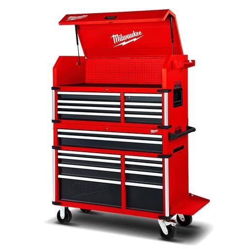 Milwaukee 48228545 1168mm (46") 18 Drawer Steel Storage Tool Chest Trolley High Capacity Combo