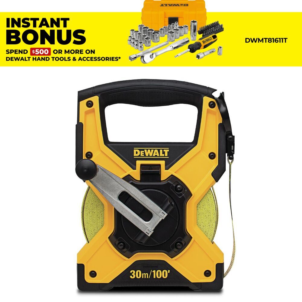 DeWalt DWHT34146 30m Premium Long Tape – image 1