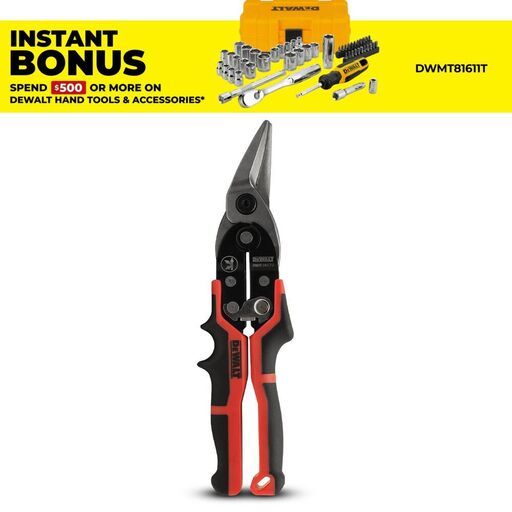DeWalt DWHT14673 Left Cut Ergo Aviation Snip