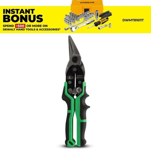 DeWalt DWHT14674 Right Cut Ergo Aviation Snip