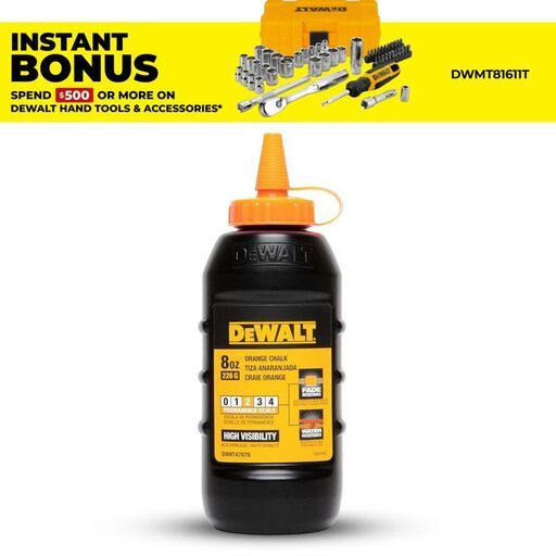 DeWalt DWHT47076L 226g Orange Chalk