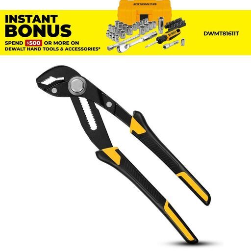 DeWalt DWHT70270 250mm (10") Pushlock Plier