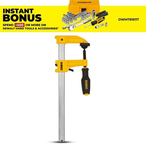 DeWalt DWHT83265 300mm (12") Heavy Duty Bar Clamp