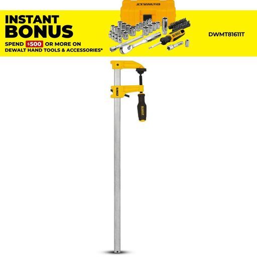 DeWalt DWHT83267 600mm (24") Heavy Duty Bar Clamp