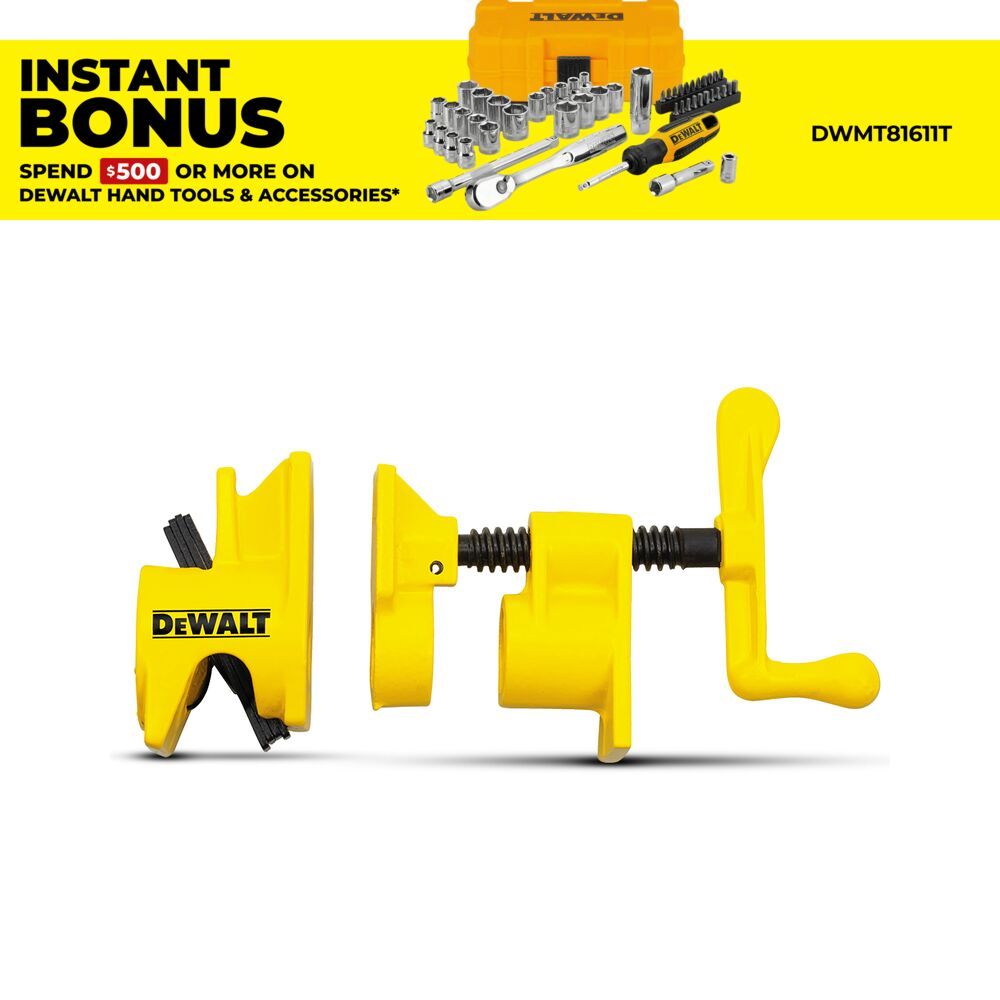 DeWalt DWHT83837 3/4" Pipe Clamp – image 1