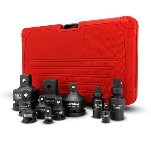 Daytona D12PAS 12pce 1/4" 3/8" 1/2" Drive Impact Adaptor With Universal Set