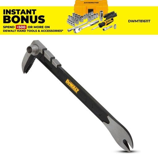 DeWalt DWHT55524 254mm (10") Claw Bar