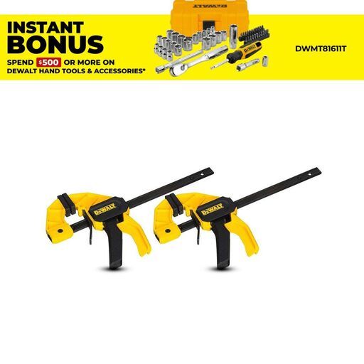 DeWalt DWHT83149 2-Pack 150mm (6") Medium Trigger Clamps