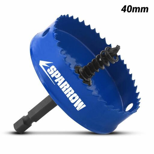 Sparrow SHIH40 40mm Bi-Metal HSS Impact Hole Saw