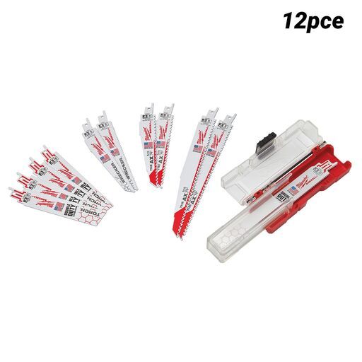 Milwaukee 49472229 (49222229) 12pce SAWZALL Demolition Reciprocating Saw Blades – image 2
