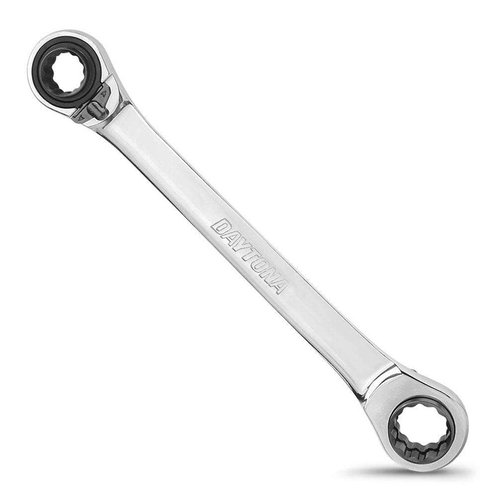 Daytona D4120 20-21mm / 22-24mm Metric 4-In-1 72-Tooth Reversible Ratcheting Spanner – image 2