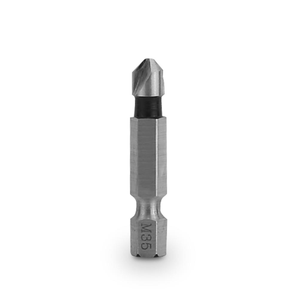 Xtorque XCS63 6.3mm 1/4" Hex Shank Quick Change M35 90˚ HSS Tri-Flute Countersink Bit – image 2