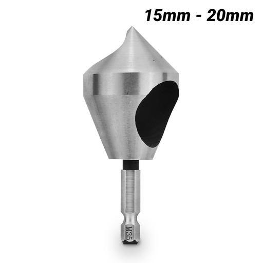 Xtorque XCSB20 15-20mm 1/4" Hex Shank Quick Change M35 90˚ HSS Countersink Bit