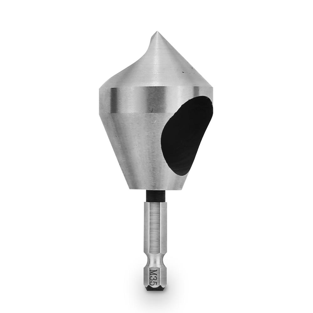 Xtorque XCSB25 20-25mm 1/4" Hex Shank Quick Change M35 90˚ HSS Countersink Bit – image 2