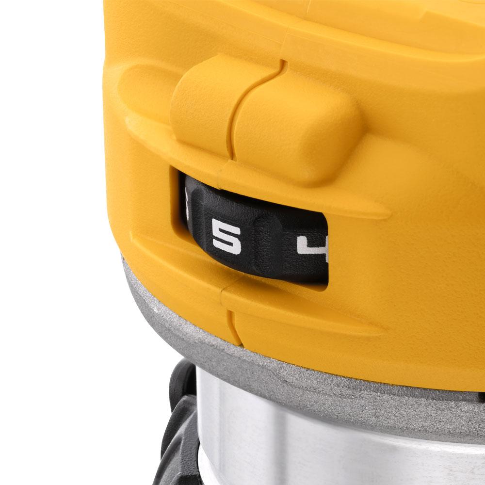 DeWalt DCW600N-XJ 18V XR Li-ion Cordless Brushless 8mm (1/4") Laminate Trimmer Router - Skin Only – image 6