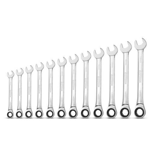 Daytona D12PRS 12pce Metric 72-Tooth Ratcheting Spanner Set – image 2