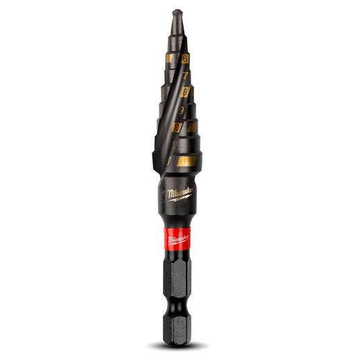 Milwaukee 48899261 Shockwave Metric 4-12mm 9 Hole Step Drill Bit – image 2