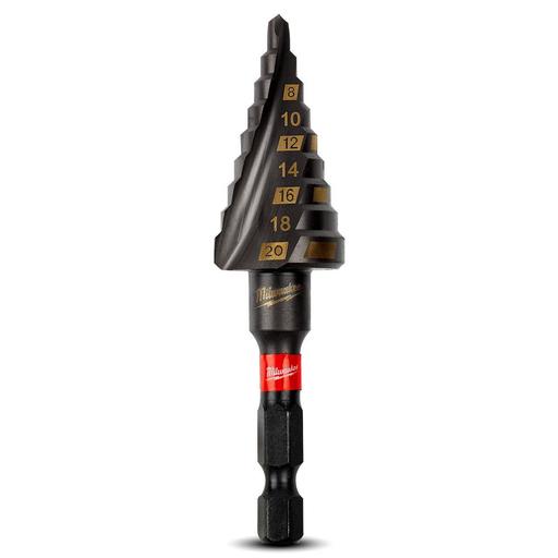 Milwaukee 48899263 Shockwave Metric 4-20mm 9 Hole Step Drill Bit – image 2