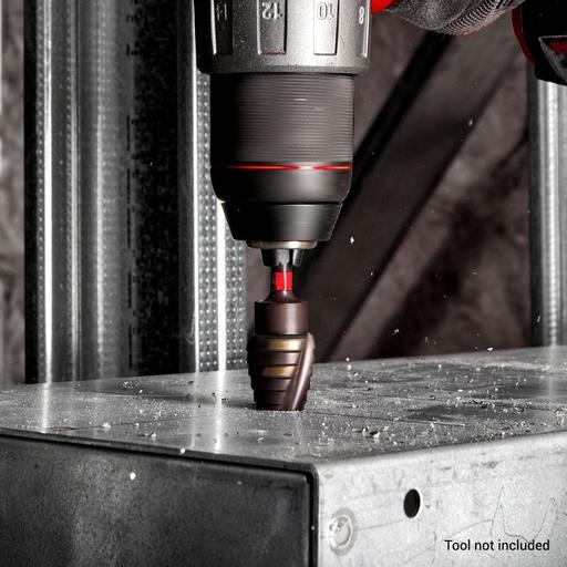 Milwaukee 48899263 Shockwave Metric 4-20mm 9 Hole Step Drill Bit – image 4