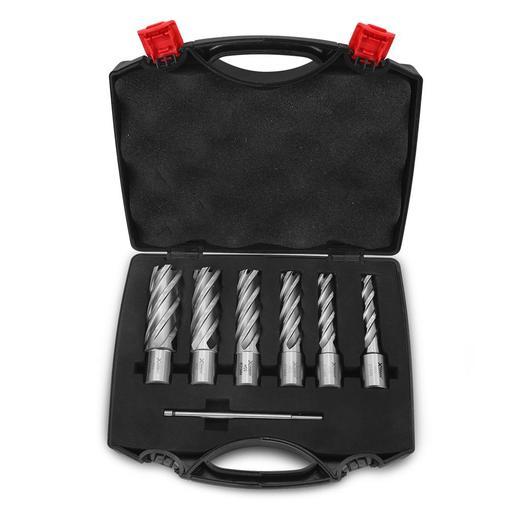 Xtorque XTMC7 7pce HSS Magnetic Drill Annular Cutter Set with 55mm Cutting Depth – image 2