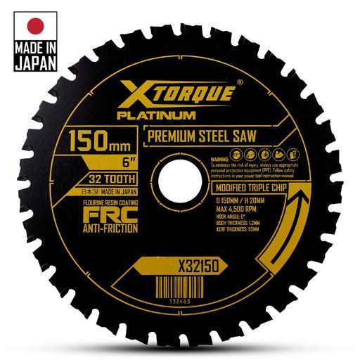 Xtorque X32150 Platinum 150mm (6") 32-Tooth Premium Steel Carbide Tipped Saw Blade - MADE IN JAPAN – image 2
