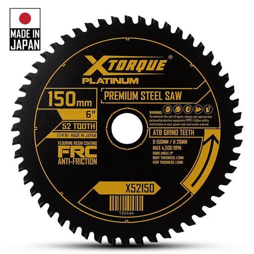 Xtorque X52150 Platinum 150mm (6") 52-Tooth Premium Steel Carbide Tipped Saw Blade - MADE IN JAPAN – image 2