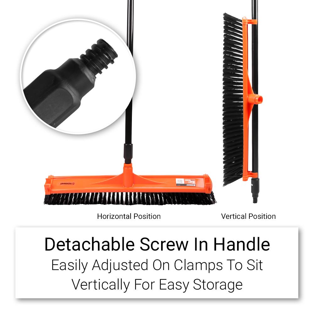 Techsmart TSB18 450mm (18") Industrial Indoor Soft Bristle Push Broom