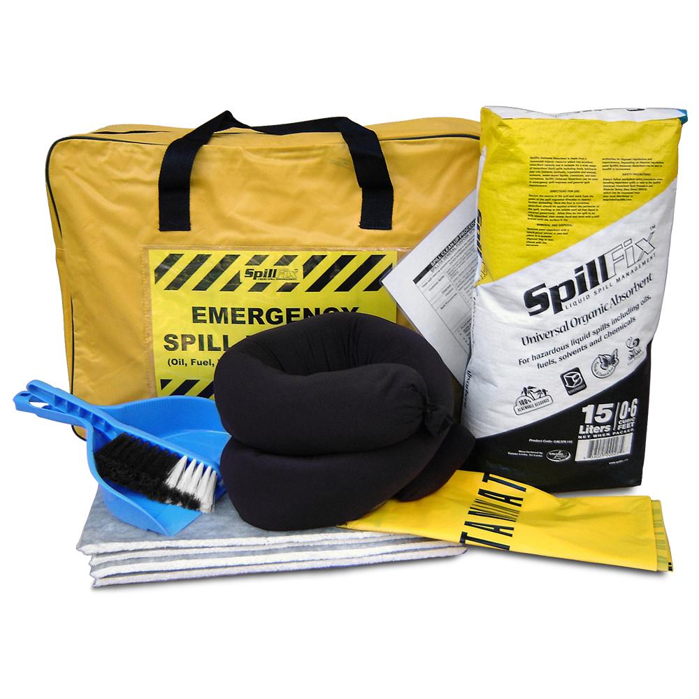 SpillFix FXSKBAG Emergency Spill Kit