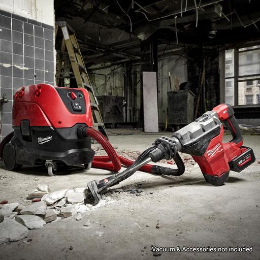 Milwaukee M18FHM-122C 18V 12.0Ah Li-ion Cordless Fuel ONE-KEY SDS Max Rotary Hammer Combo Kit – image 7