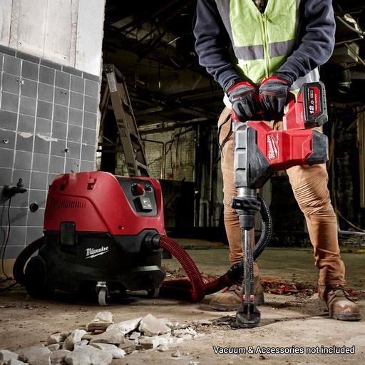 Milwaukee M18FHM-122C 18V 12.0Ah Li-ion Cordless Fuel ONE-KEY SDS Max Rotary Hammer Combo Kit – image 3