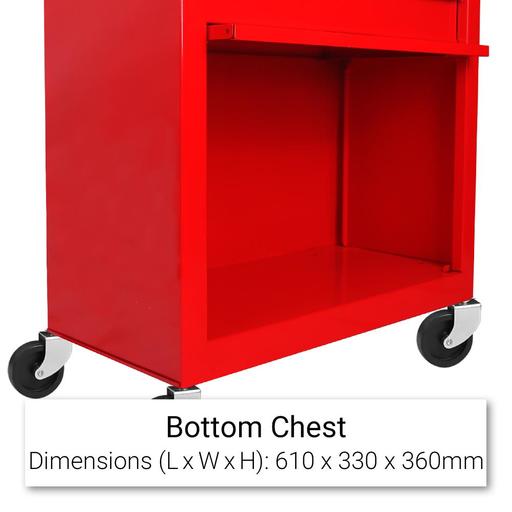 Techsmart D7DTCK 27" 8 Drawer Top and Bottom Tool Chest Kit – image 13