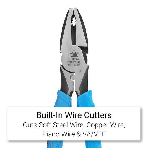 Fujiya 3000TPZ-225 1000V 225mm (8-3/4") High-Leverage Combination Plier – image 4